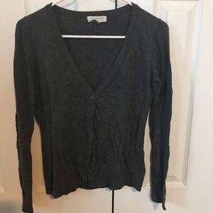 Gray cardigan